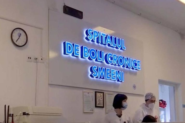 Spitalul de Boli Cronice Smeeni Buzau intrare principala