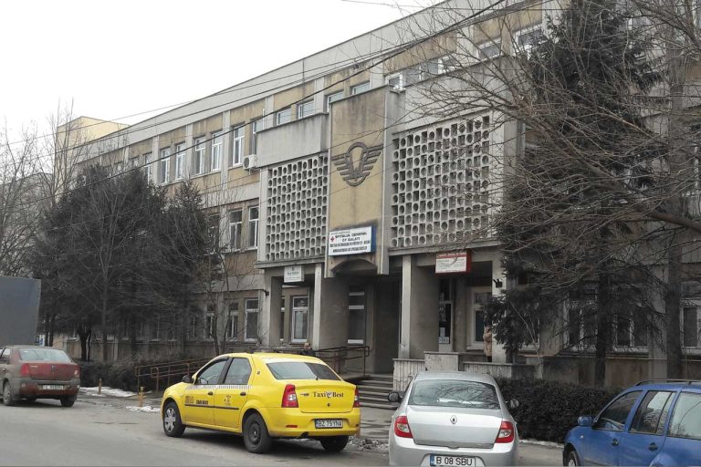 Clădirea Spitalului General Căi Ferate Galați de pe strada Alexandru Moruzzi