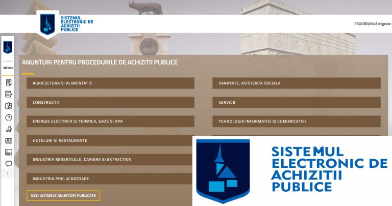 SEAP și SICAP – platforme pentru achiziții publice