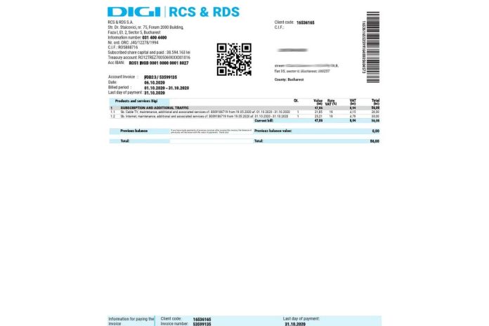 Aplicatia Digi pe telefon pentru plata facturii online rapid