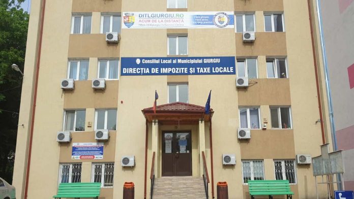 Sediul SPCLEP Giurgiu de pe strada 1 Decembrie 1918