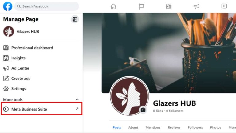 recuperare pagina facebook business manager formular contact