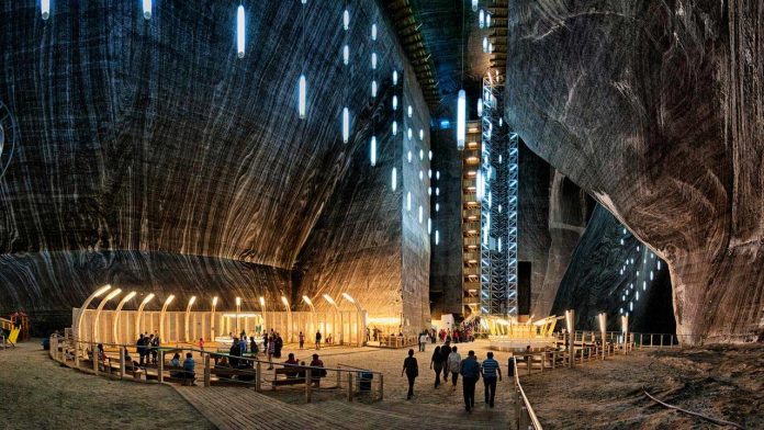 roata panoramica subterana salina turda mina rudolf lacul terezia