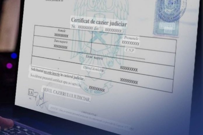 Certificatul de Cazier Judiciar Online Certificatul de Cazier Judiciar Online