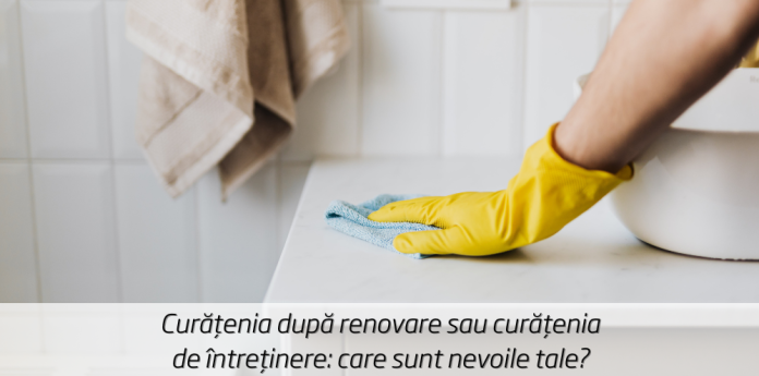 Curățenia după renovare Curățenia după renovare