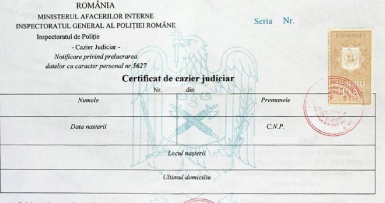 Eliberare Cazier Judiciar Online 2026