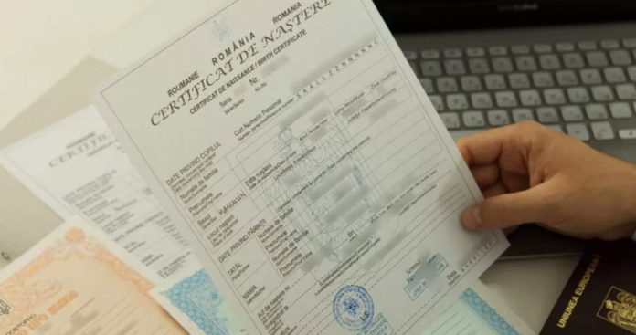 Certificatul de nastere pentru copil 2025 Certificatul de nastere pentru copil 2025