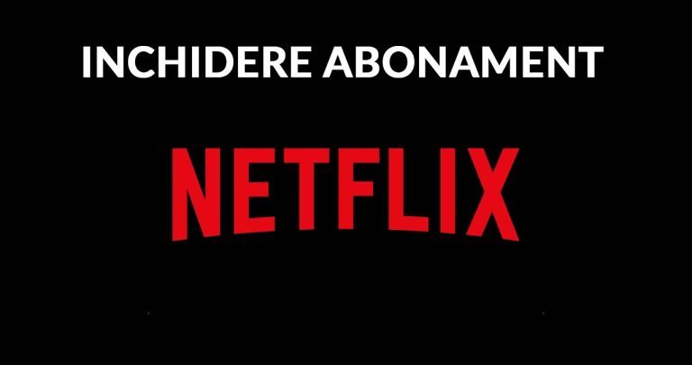 Anulare abonament Netflix România