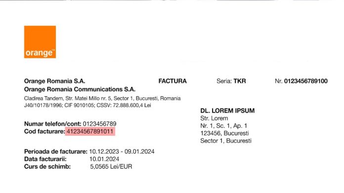 Plata facturii Orange cu numărul de telefon Plata facturii Orange cu numărul de telefon