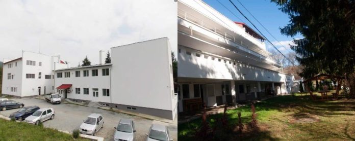 Clădirea Spitalului de Boli Cronice Câmpeni, unitate medicală publică din județul Alba