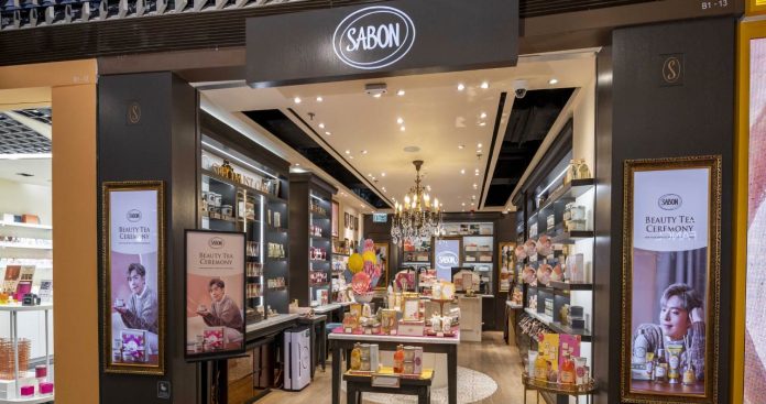 produse cosmetice Sabon pregătită pentru livrare