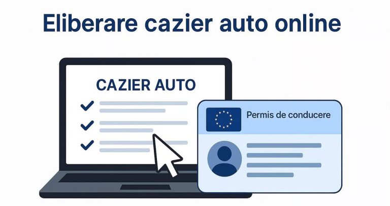 Cazier auto istoric sanctiuni rutiere online 2026