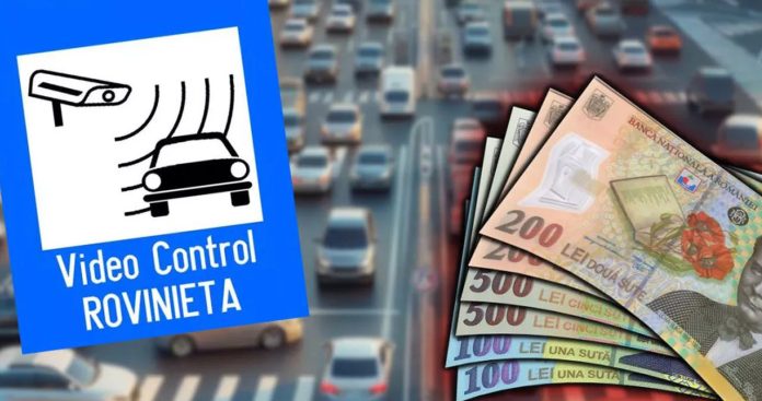 Un șofer stresat ținând în mână un teanc de plicuri cu procese-verbale de amendă de la CNAIR