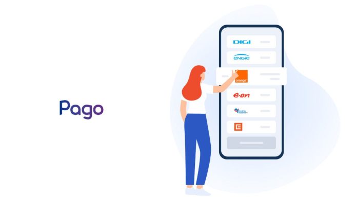 Un utilizator frustrat privind un mesaj de eroare la plata facturii pe aplicația mobilă Pago