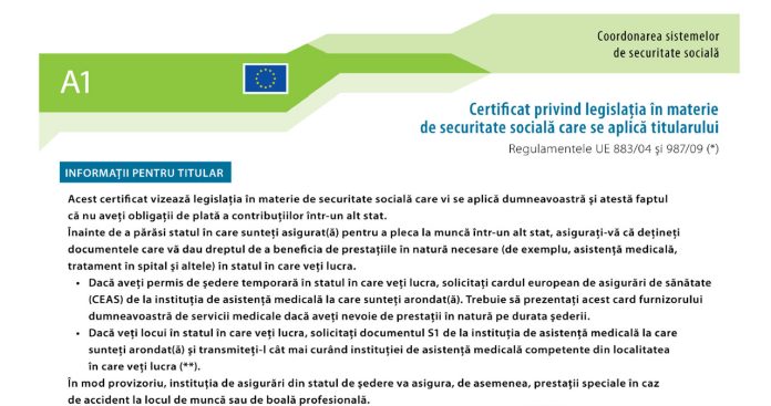 Document Portabil A1 CNPP 2026