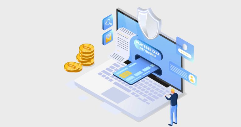 Un dosar conținând o încheiere legalizată de la instanță și o cerere de restituire a taxei de timbru la ghișeul de taxe locale