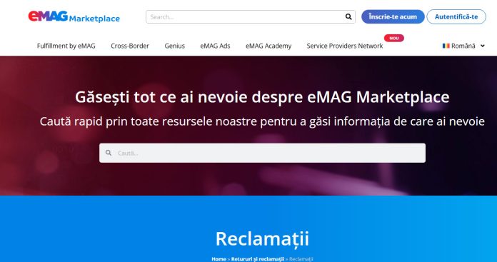 Cum raportezi un vânzător eMAG Marketplace pentru nereguli